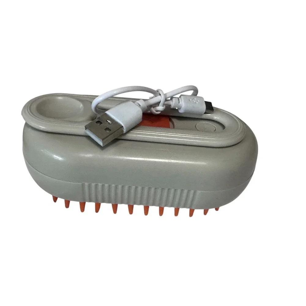 Hanlisee Electric Spray Handle Massage Brush Pet One Size Cream Excellent USB